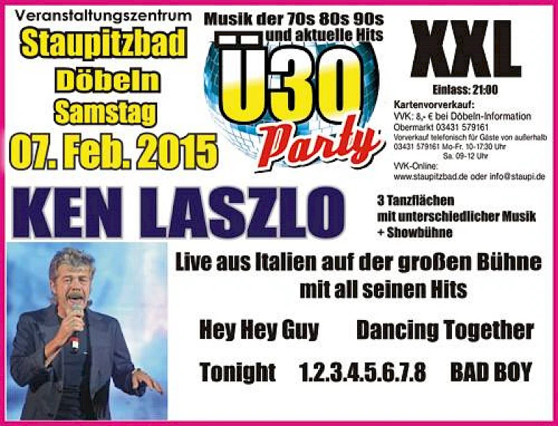 Ken Laszlo am 7. Februar 2015 in Döbeln