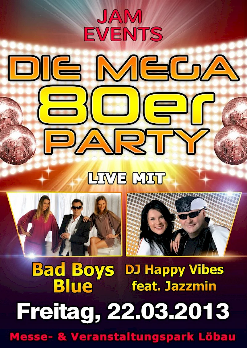 Plakat 22. März 2013 Bad Boys Blue